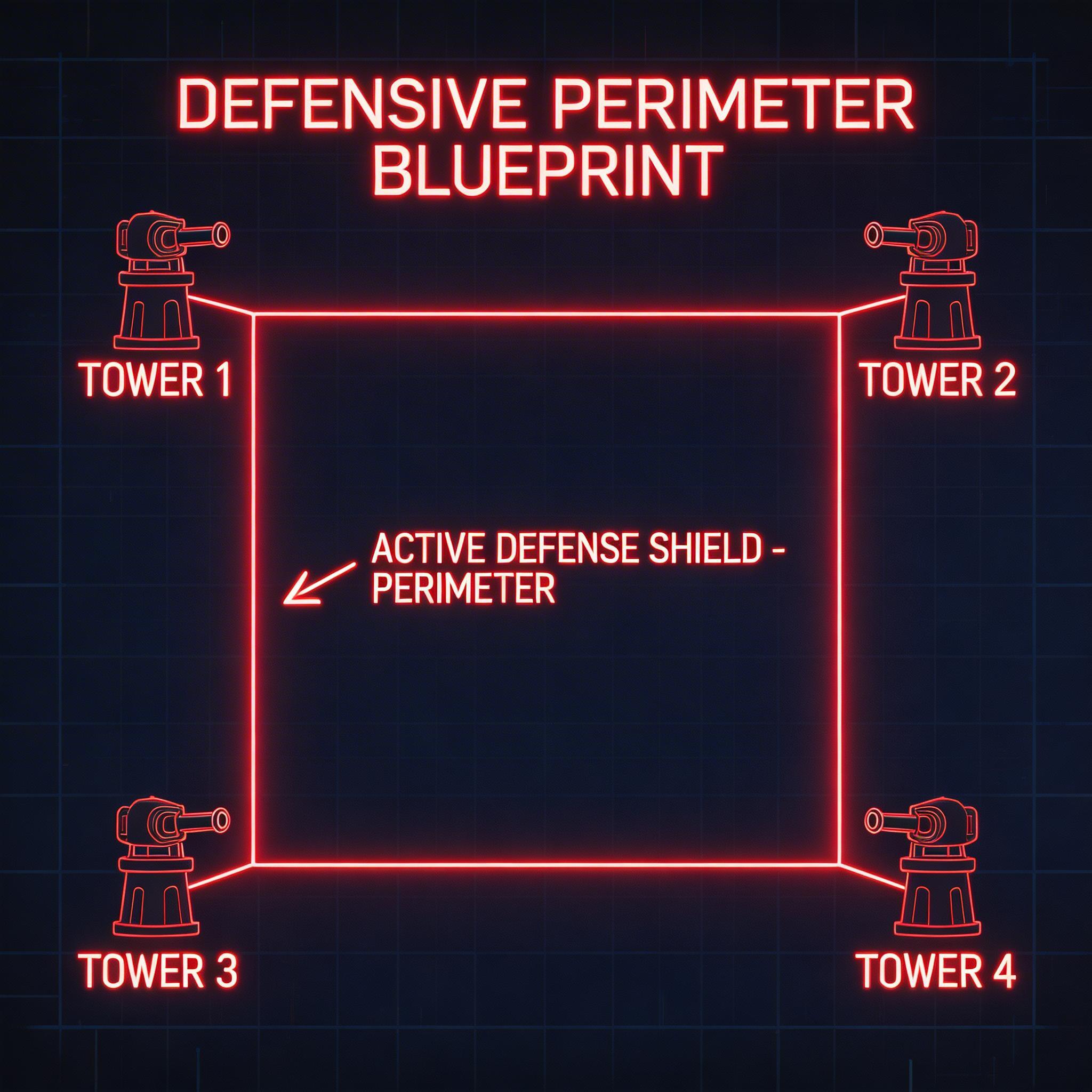 Tower defense editorial artwork